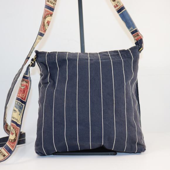 Hakodate Prison Canvas Messenger Bag Japan Safety Match Print - Picture 2 of 5